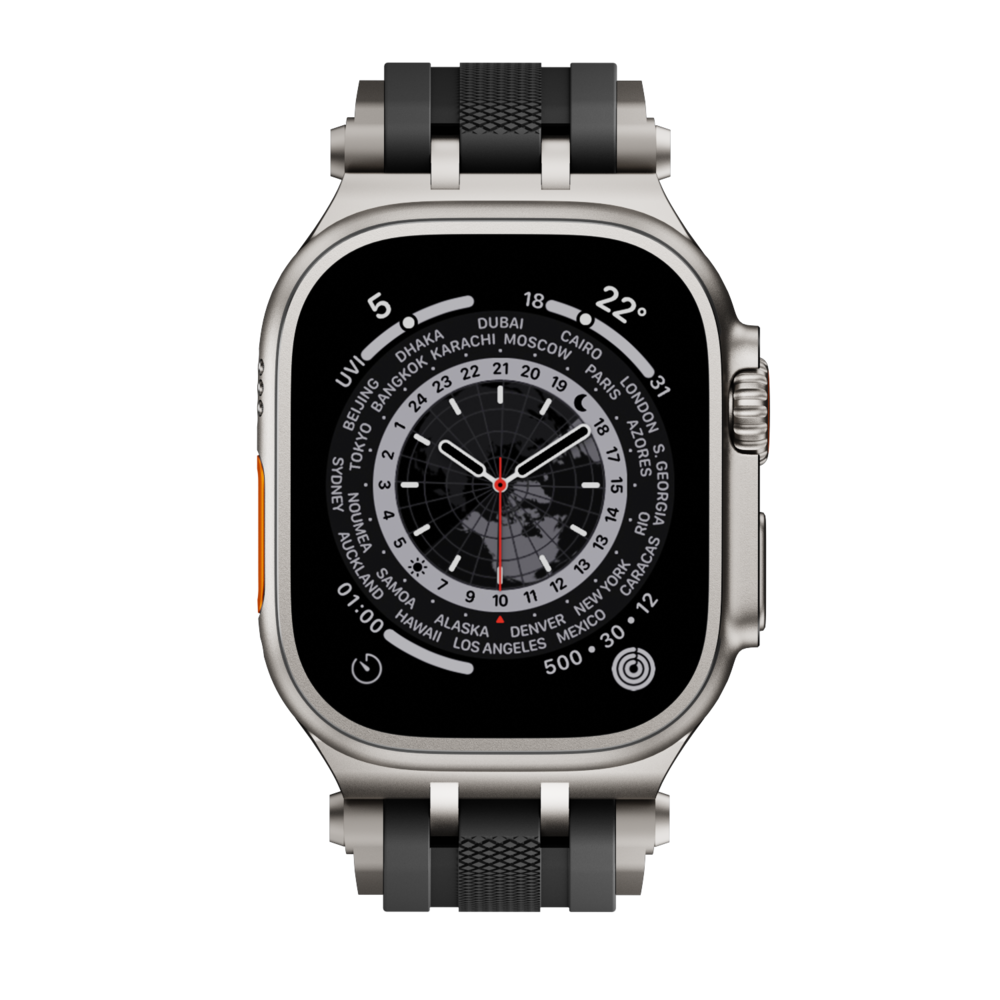 Apple Watch Ultra ve Serisi için Mobil Kıyafet Spor Kayışı