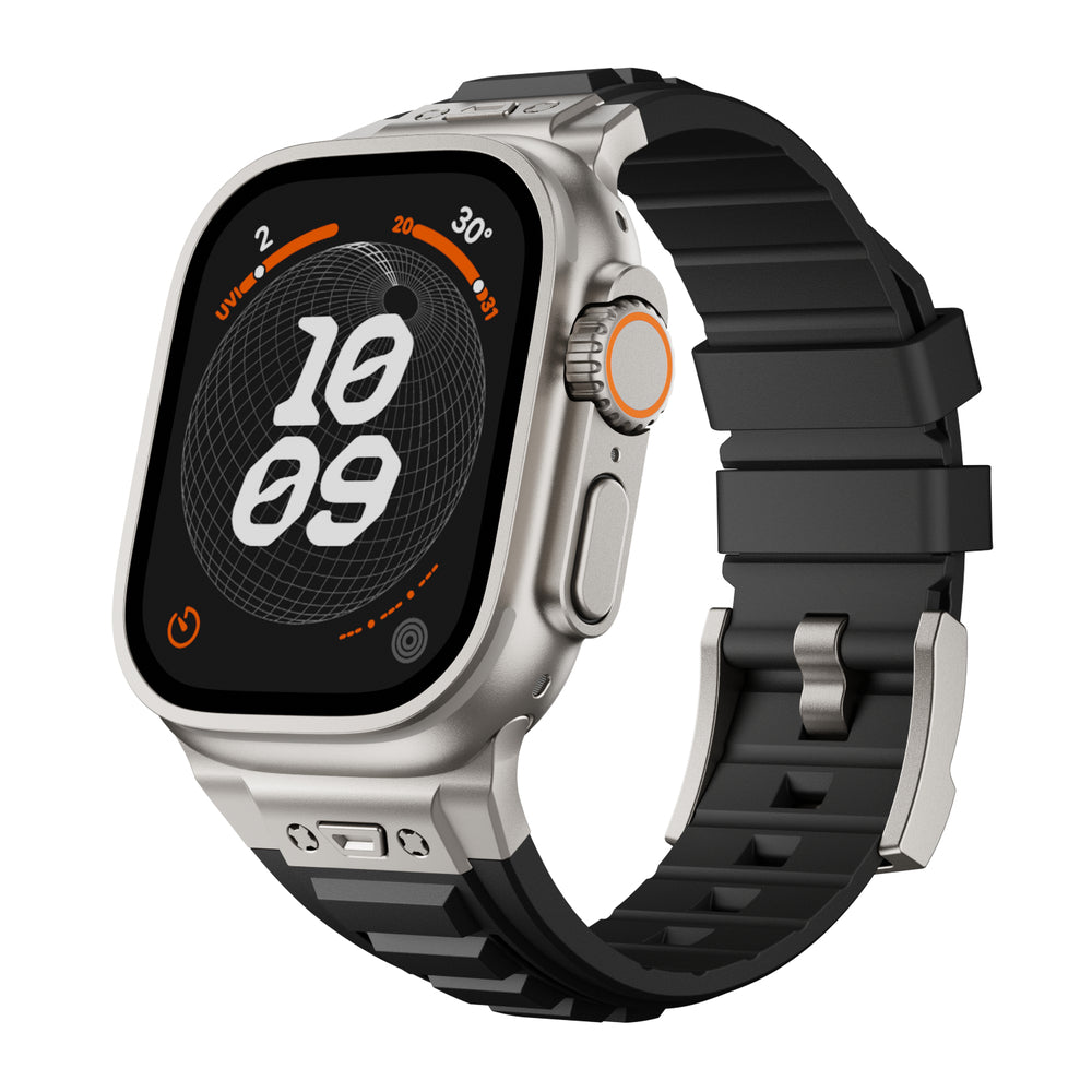 سوار سيليكون تكتيكي من سلسلة Apple Watch FlexFit للراحة اليومية