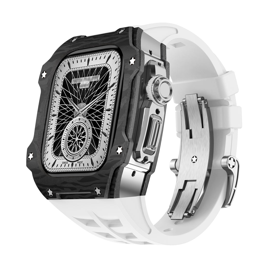 Apple Watch Ultra Case In Carbon Fiber RM7015 Titanium Edition