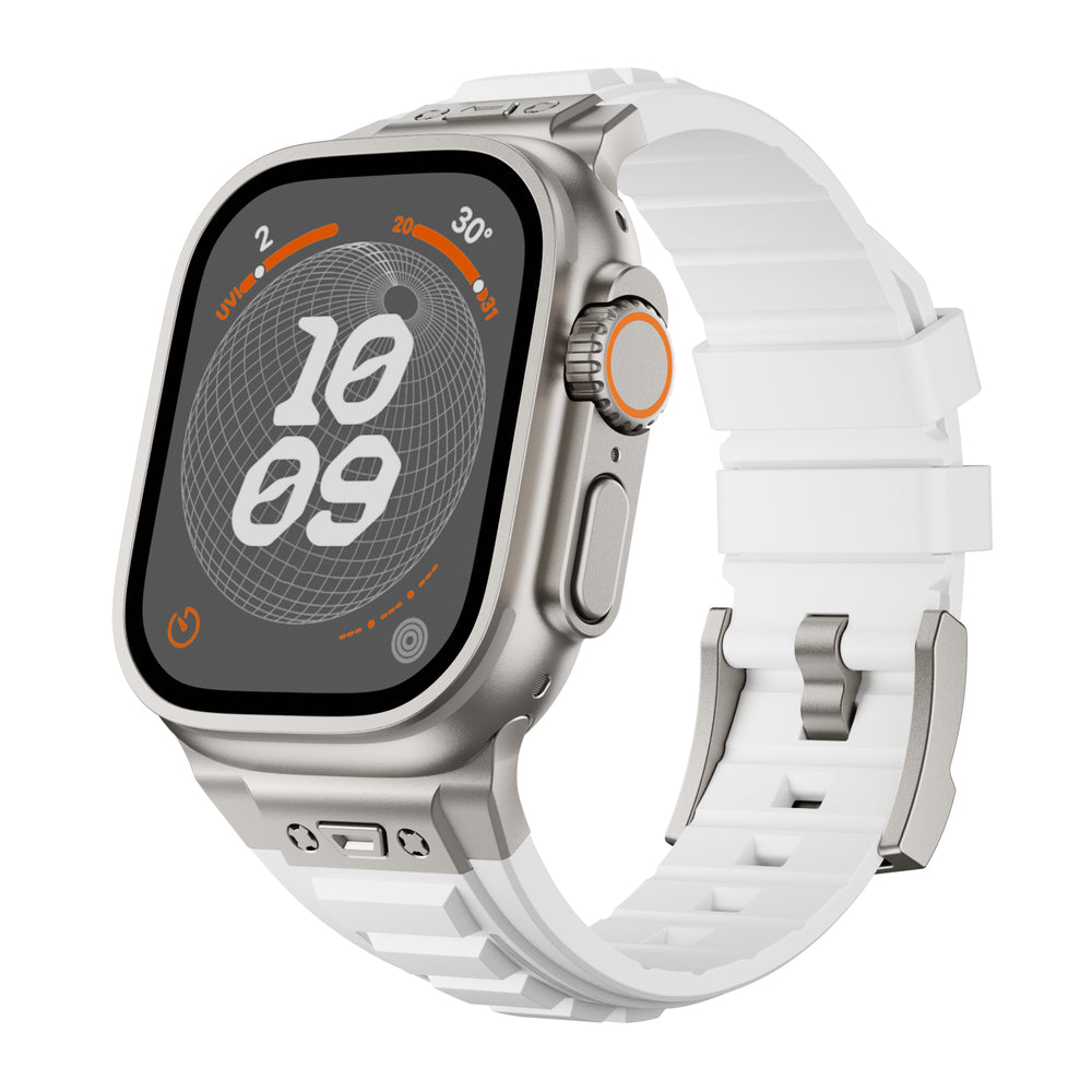 سوار سيليكون تكتيكي من سلسلة Apple Watch FlexFit للراحة اليومية