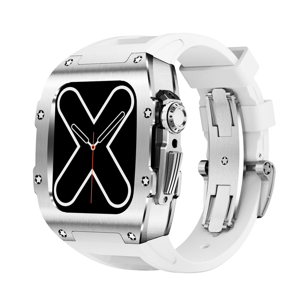 Pevné kovové ochranné pouzdro pro Apple Watch RM 9009