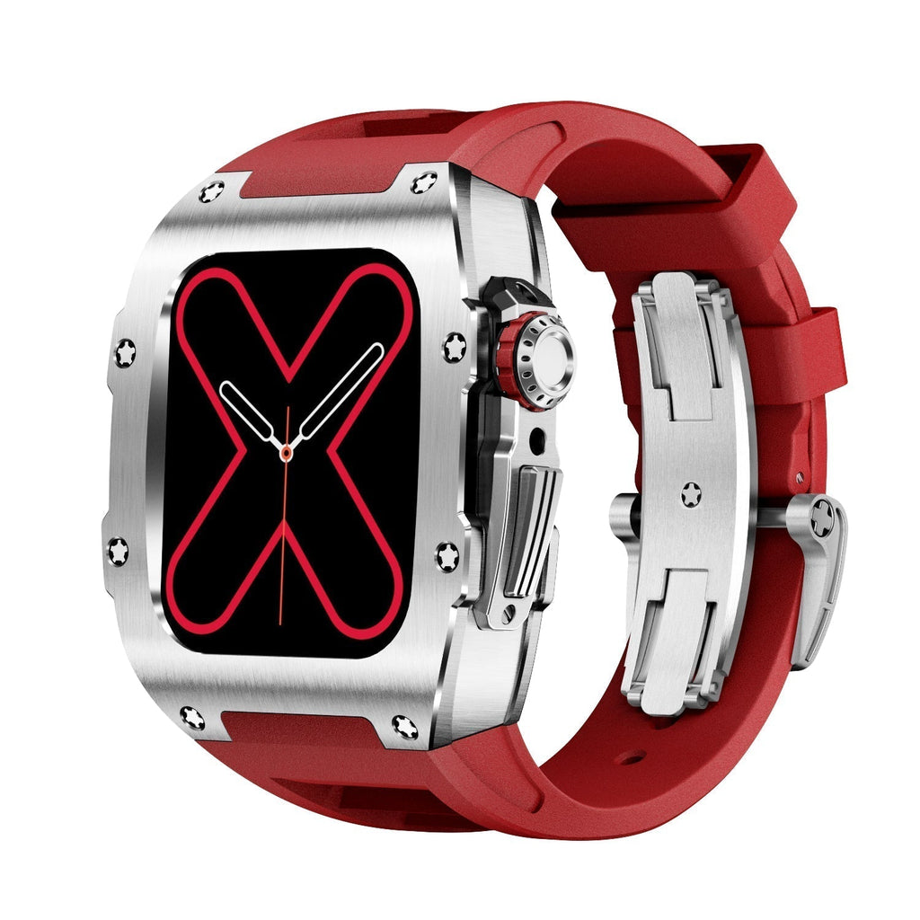 Pevné kovové ochranné pouzdro pro Apple Watch RM 9009