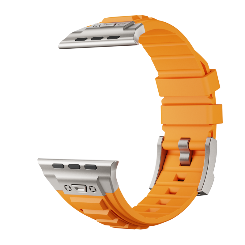 سوار سيليكون تكتيكي من سلسلة Apple Watch FlexFit للراحة اليومية