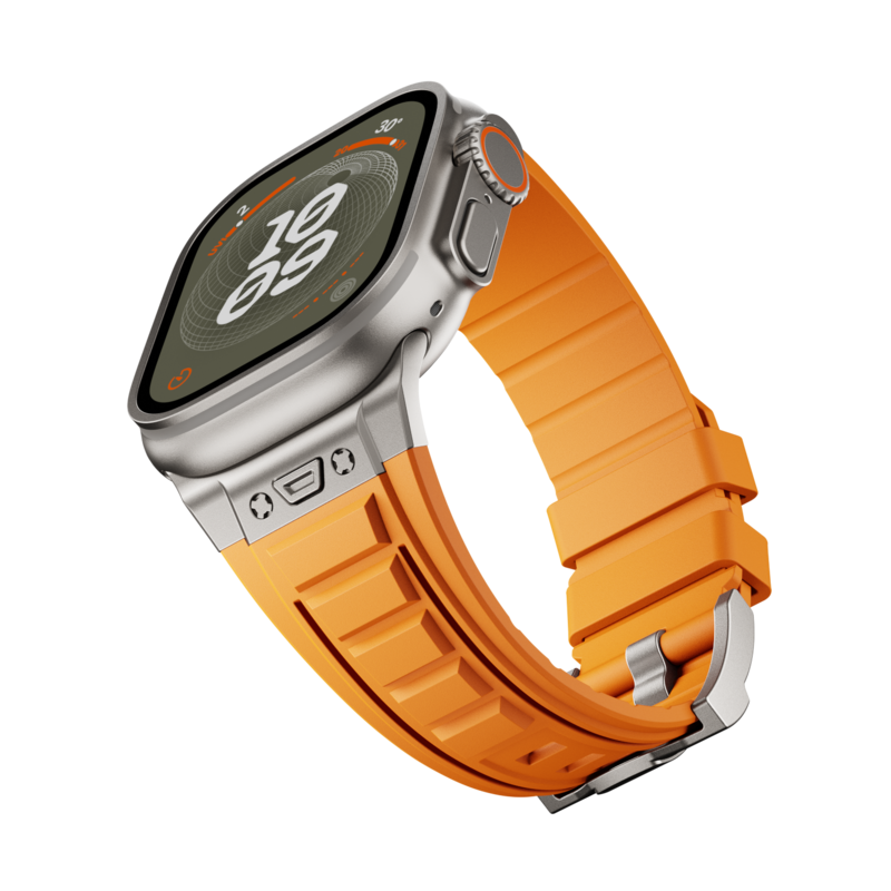 سوار سيليكون تكتيكي من سلسلة Apple Watch FlexFit للراحة اليومية