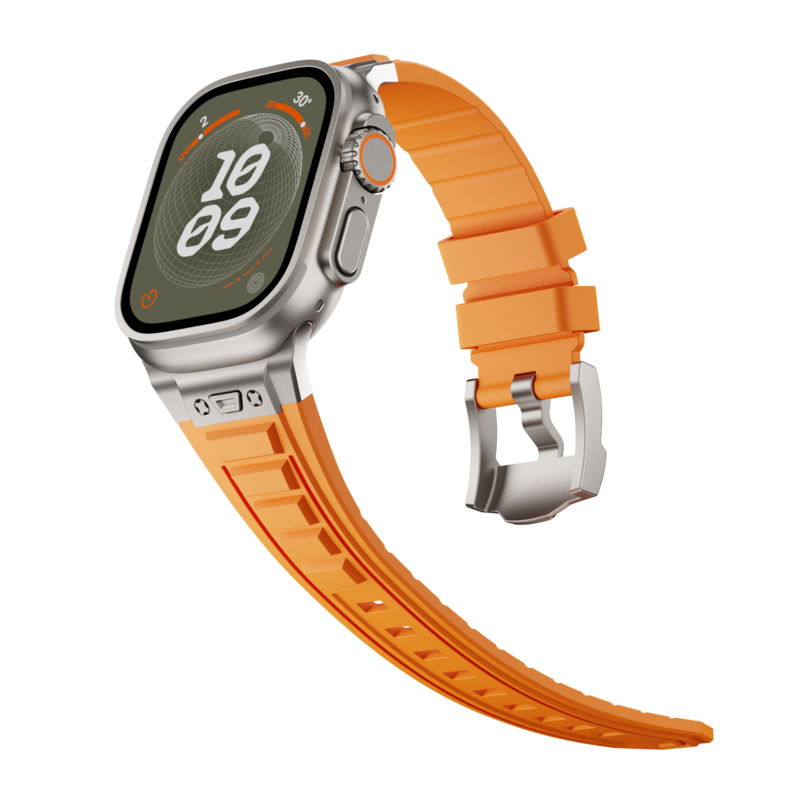 سوار سيليكون تكتيكي من سلسلة Apple Watch FlexFit للراحة اليومية