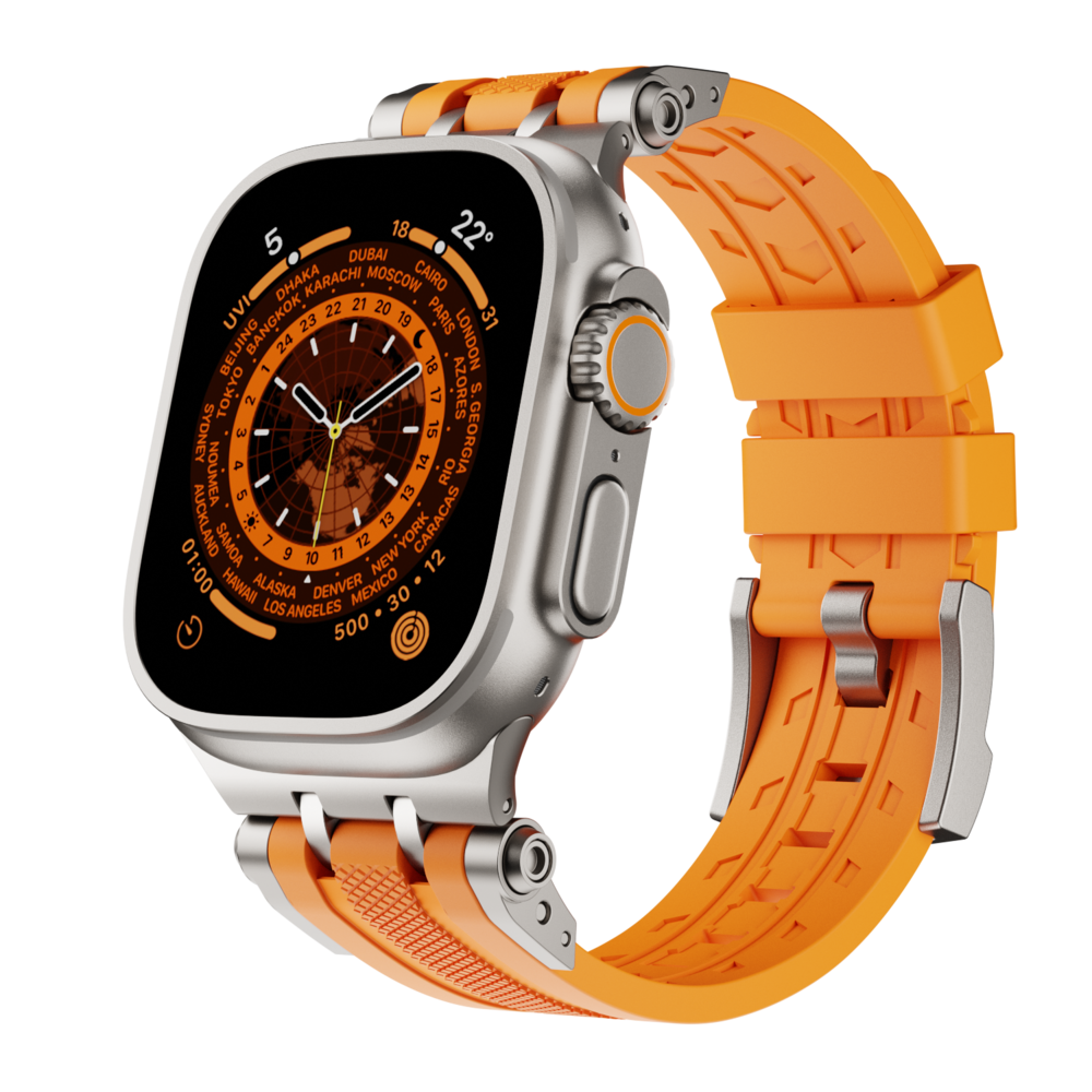 Apple Watch Ultra ve Serisi için Mobil Kıyafet Spor Kayışı