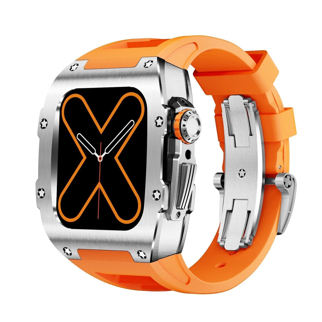 Pevné kovové ochranné pouzdro pro Apple Watch RM 9009