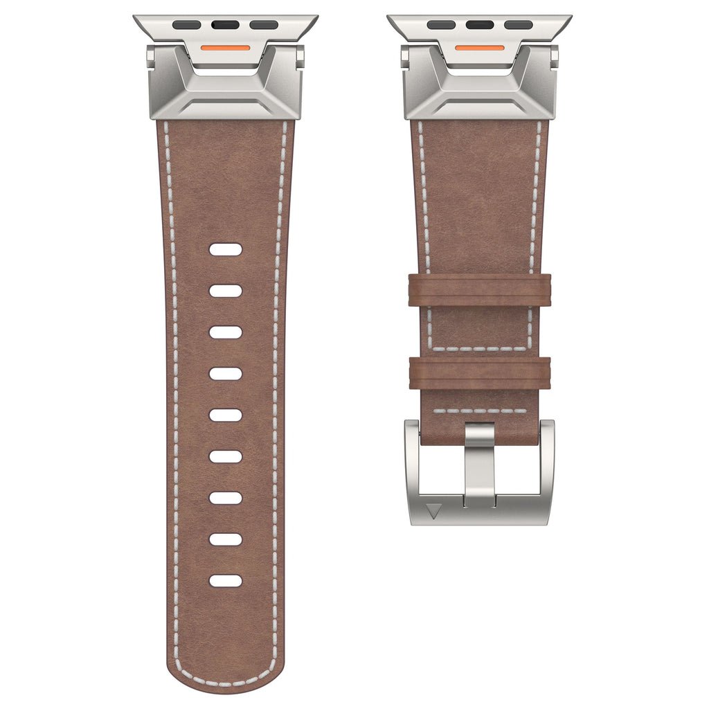 Ny Explorer-læderrem til Apple Watch