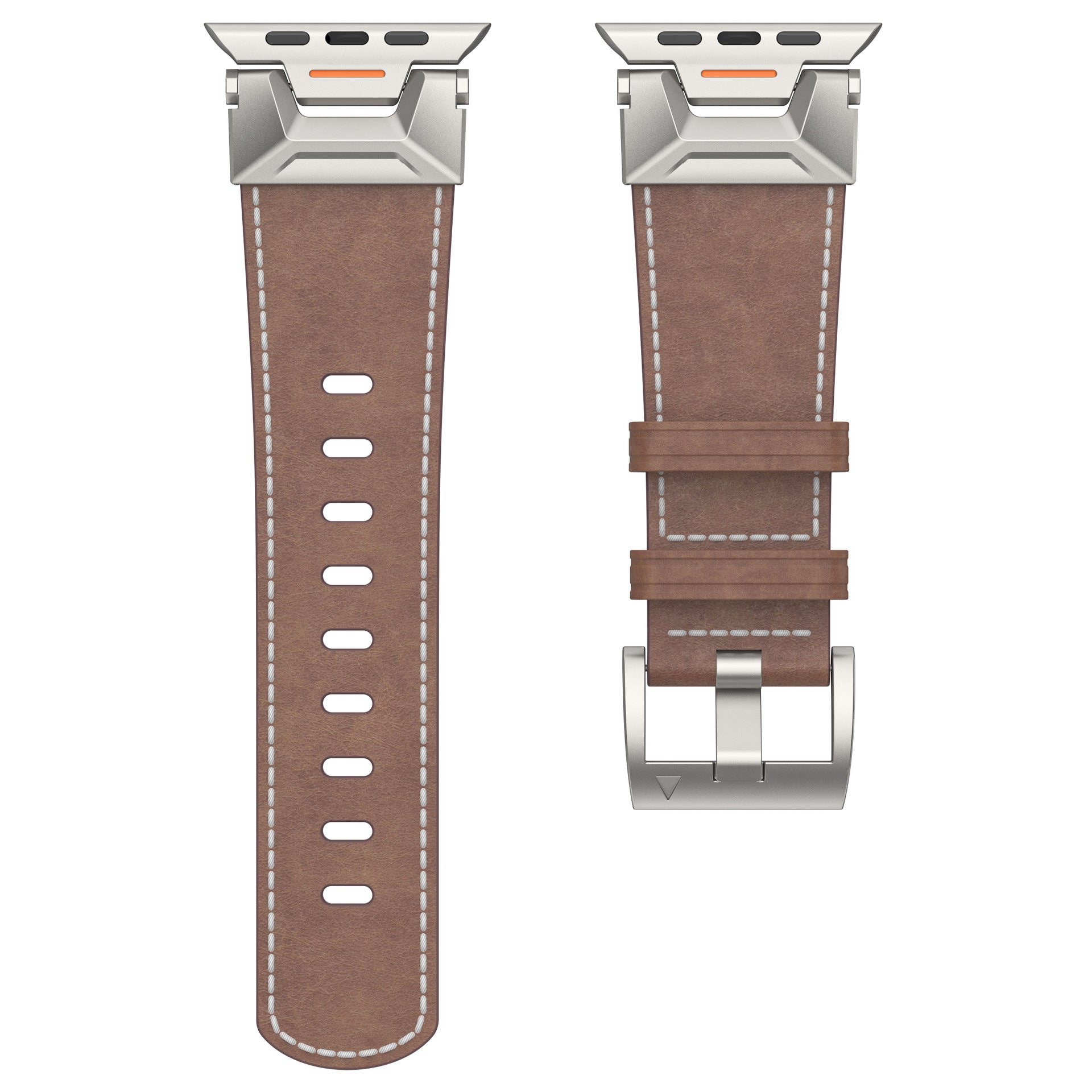 Ny Explorer-læderrem til Apple Watch