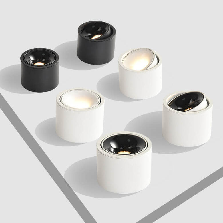 AstraGlow Round LED Spotlight Flush Mount Ceiling Light