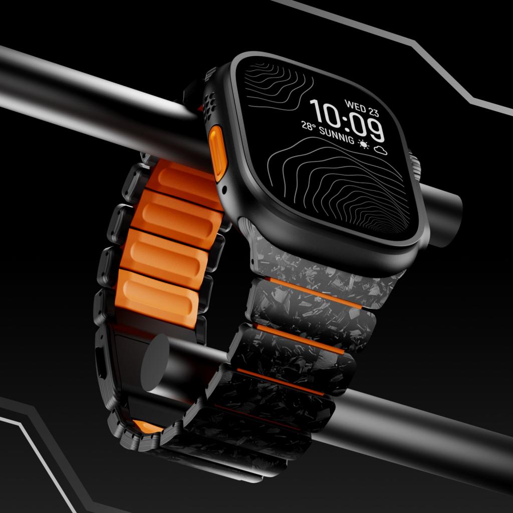 GEMINI Carbon Fiber Bracelet For Watches And Timepieces