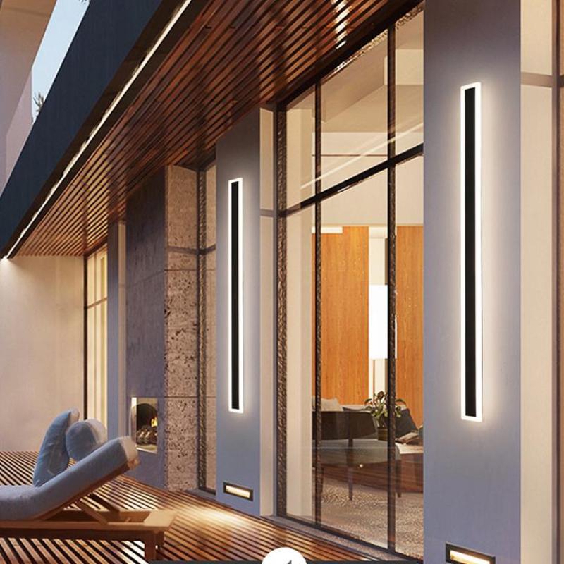 Elora Linear Exterior Wall Light | Orntli