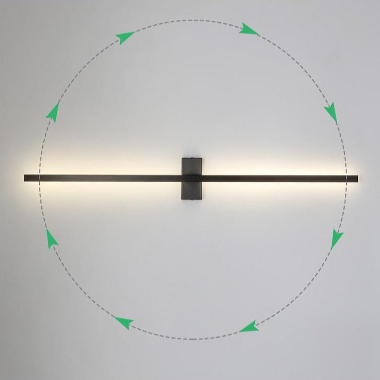 Norelle moderne justerbar stangvegglampe for stuer