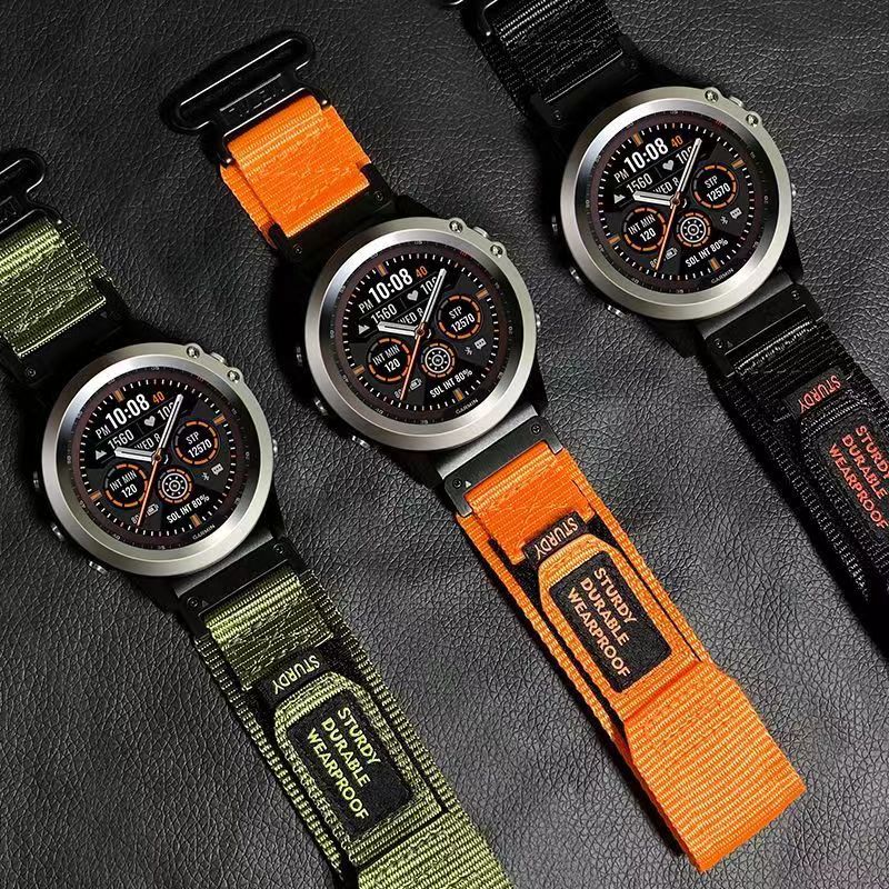 Garmin QuickFit Nylon Canvas Velcro Wristband For Watches