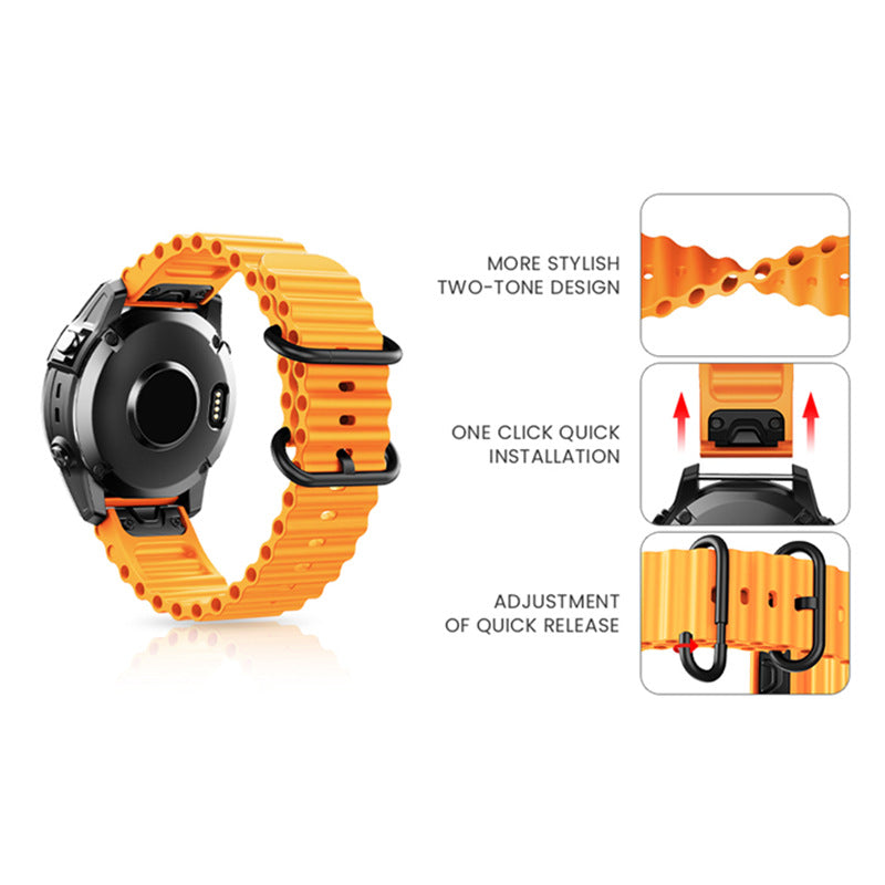 Ocean Band - For Garmin-klokker 22mm/26mm