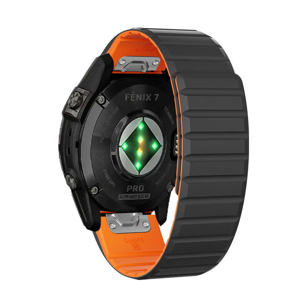 Silikon-Magnetarmband für Garmin-Uhr
