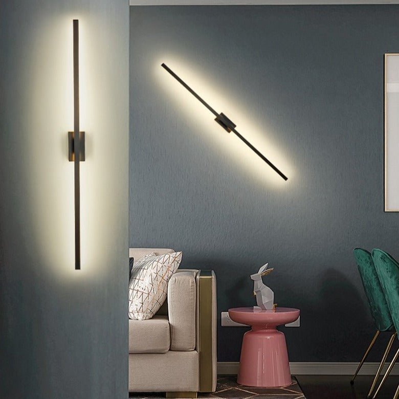 Norelle moderne justerbar stangvegglampe for stuer