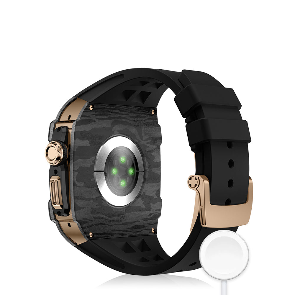 Apple Watch Ultra Case In Carbon Fiber RM7015 Titanium Edition