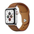 Skórzana pętla do Apple Watch z wyrafinowanym, codziennym wyglądem