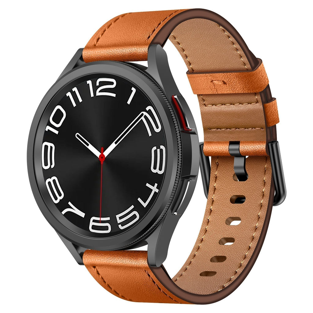 Ægte læderrem til Samsung Galaxy Watch 4/5/6/7 - 20 mm
