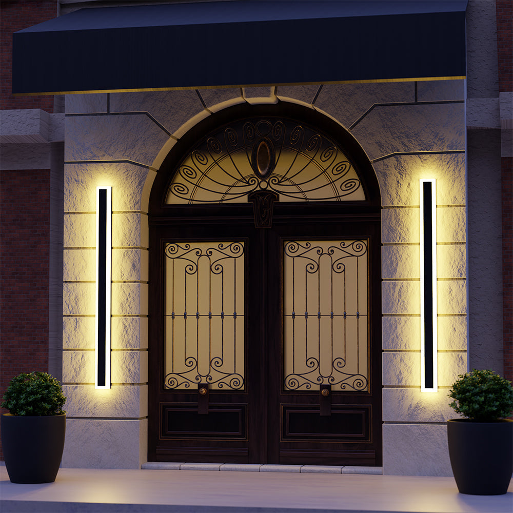 Elora Linear Exterior Wall Light | Orntli