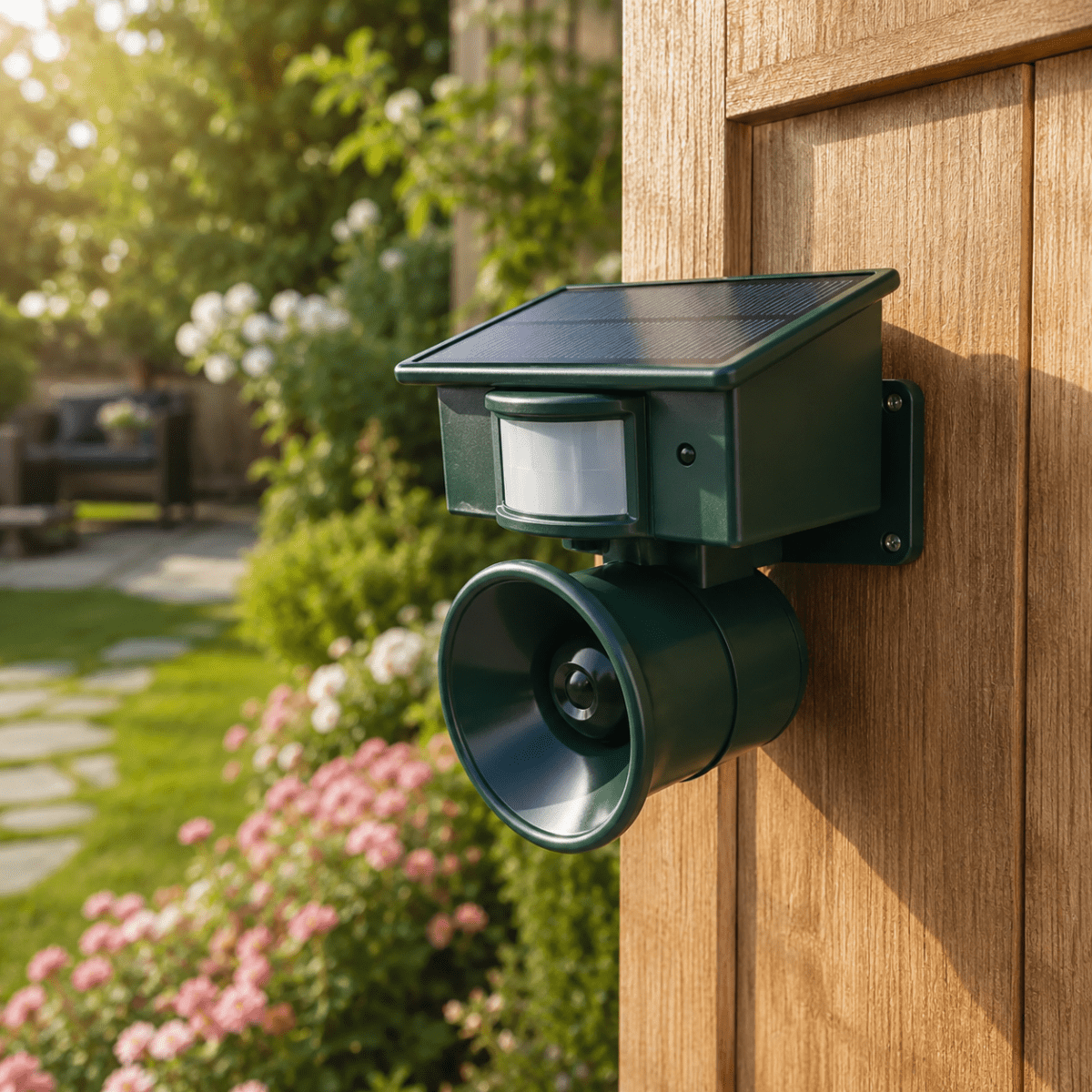 BIRDGUARD SENSOR Pohybem aktivovaný odpuzovač ptáků pro venkovní prostory