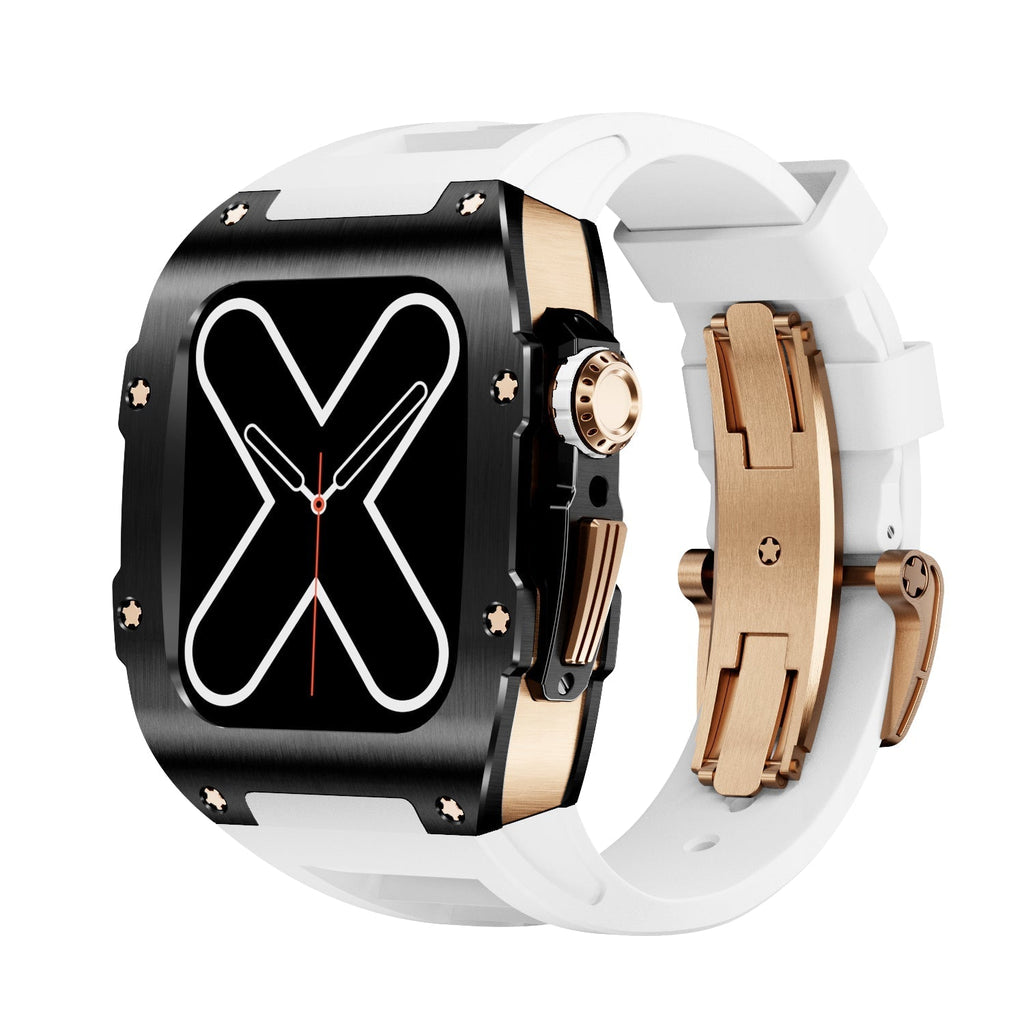 RM 9009-serien sort og guld Apple Watch-etui