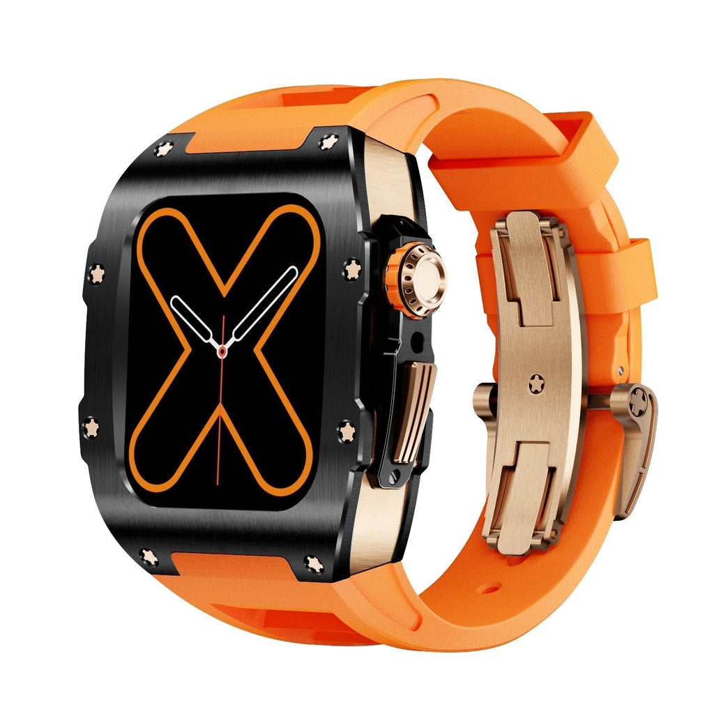 RM 9009-serien sort og guld Apple Watch-etui