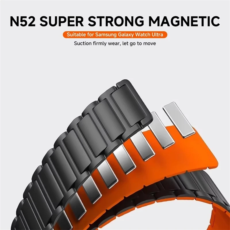 Příslušenství silikonový magnetický řemínek pro Samsung Galaxy Watch