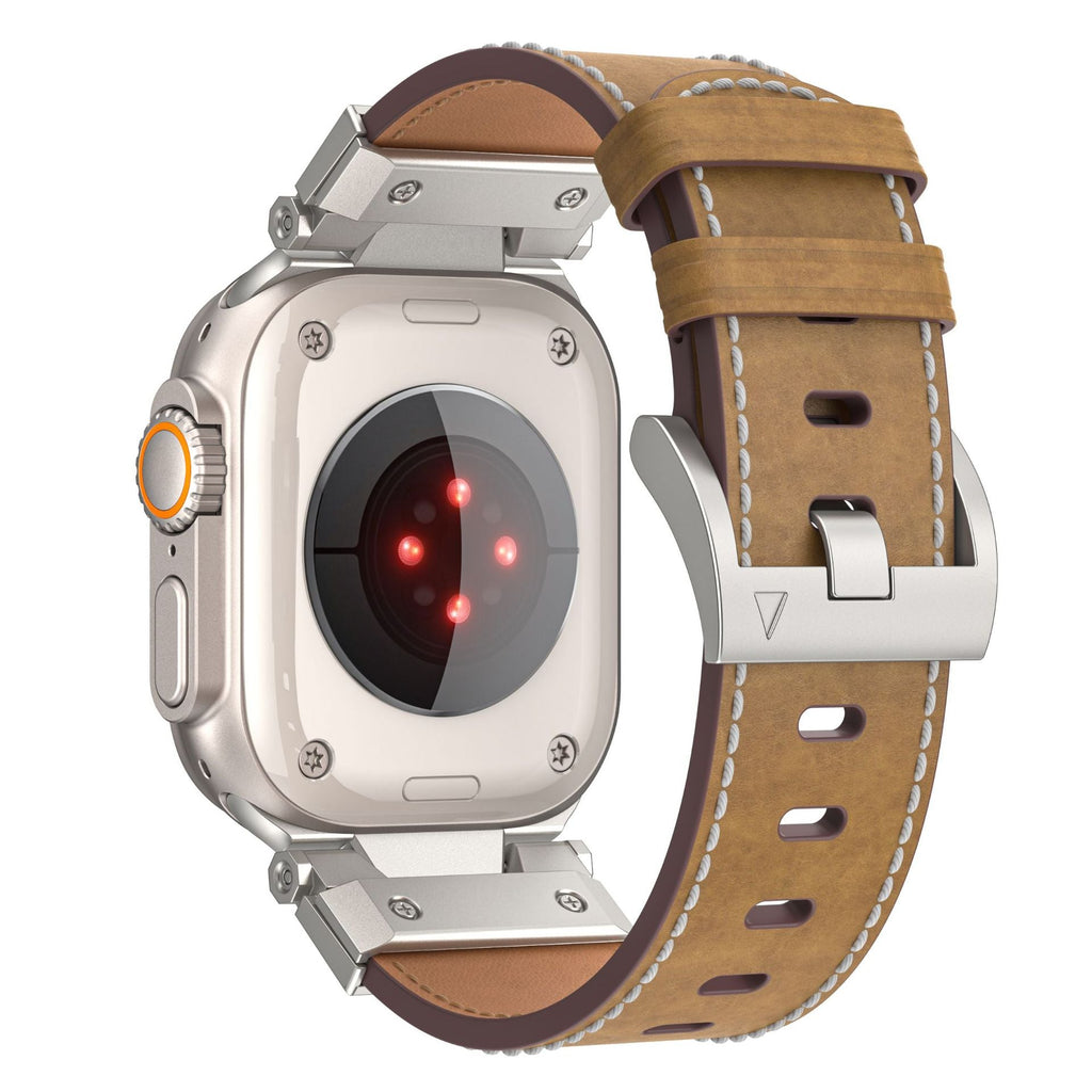 Ny Explorer-læderrem til Apple Watch