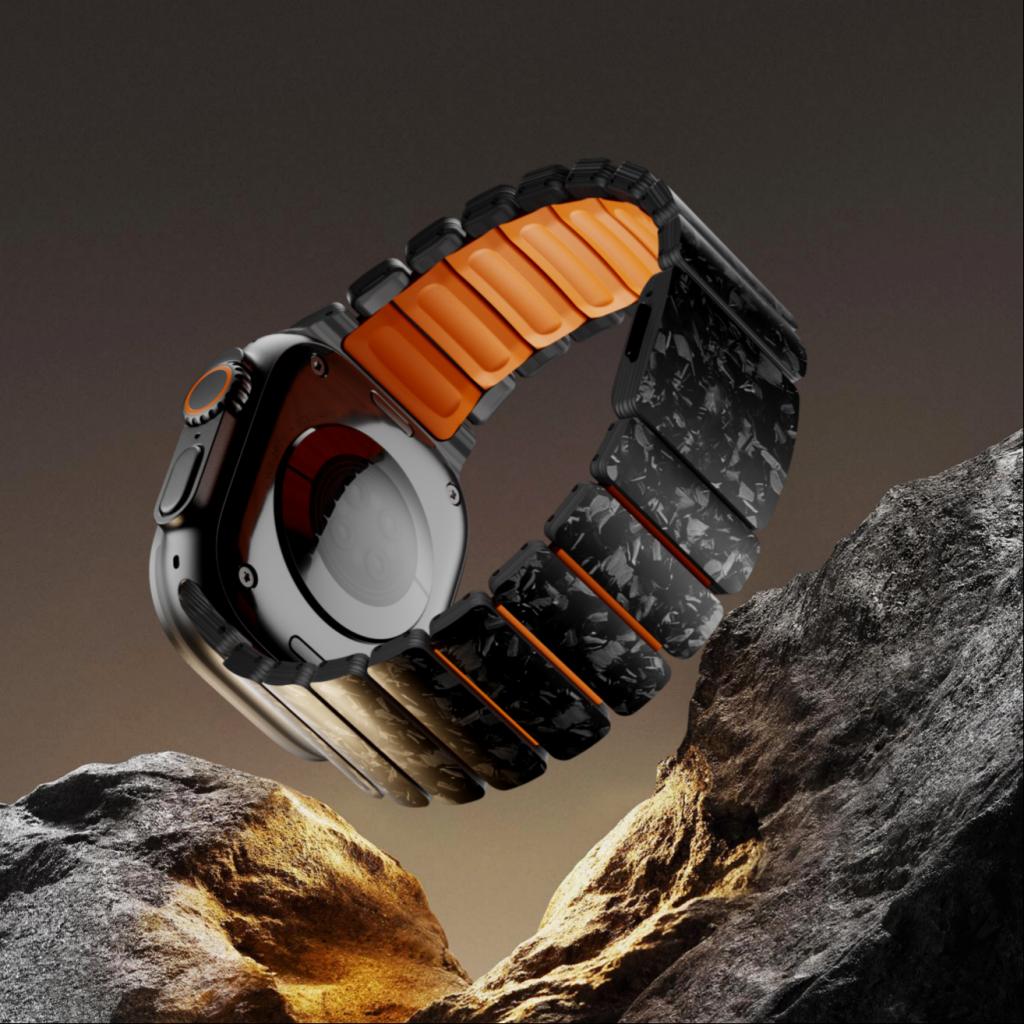 GEMINI Carbon Fiber Bracelet For Watches And Timepieces