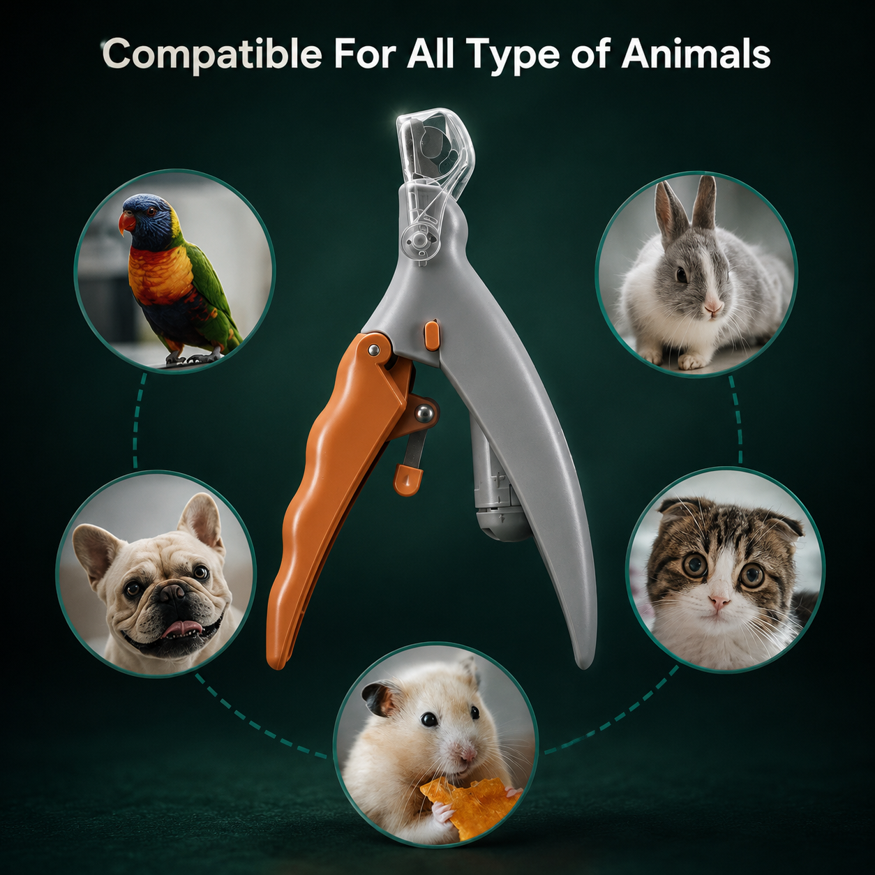 Hunde-Nagelknipser mit Quick-Sensor-Technologie
