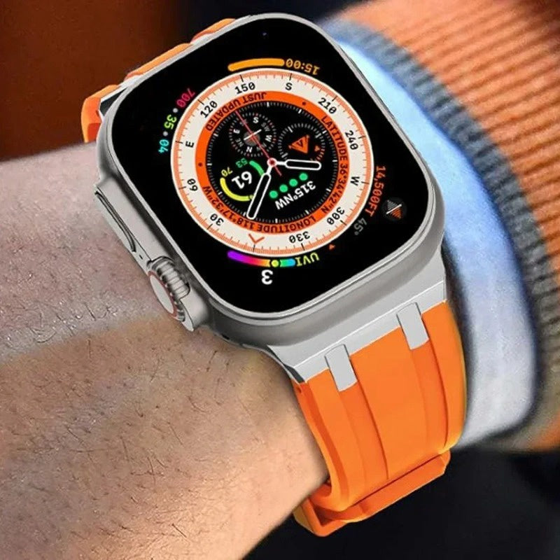 Neues XAP Metal Head Silikonarmband für Apple Watch