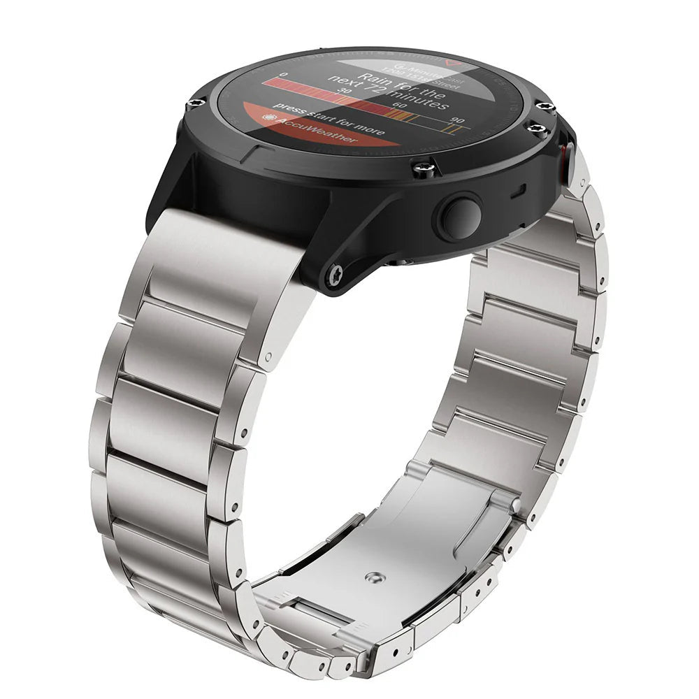 Titanový řemínek Garmin QuickFit pro hodinky a chytré hodinky Garmin
