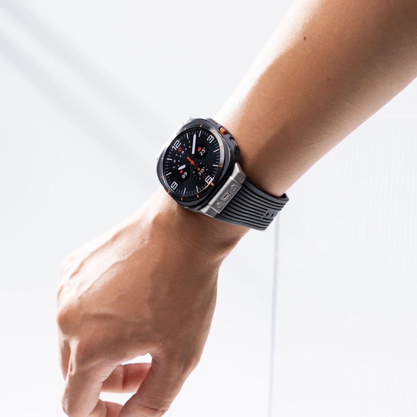 RM Designer strømlinet silikonearmbånd til Samsung Watch Ultra