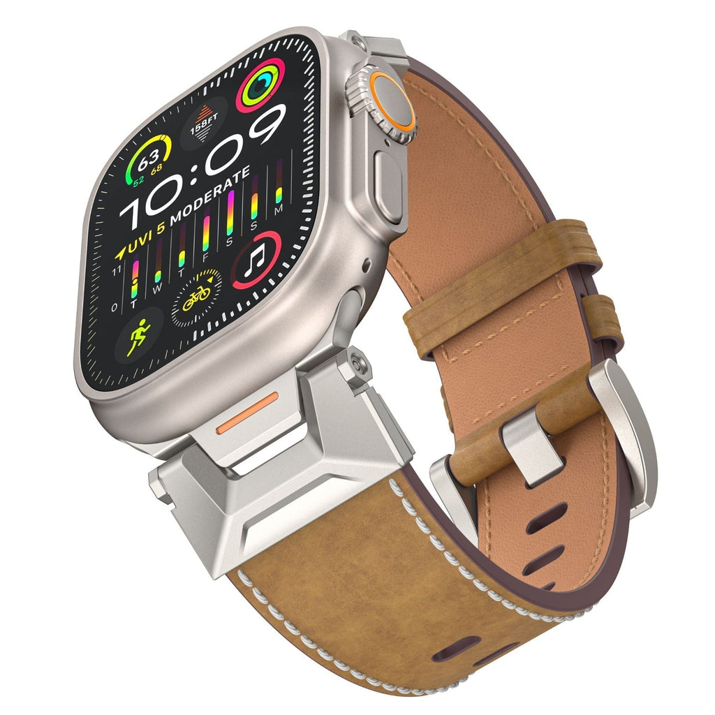 Ny Explorer-læderrem til Apple Watch