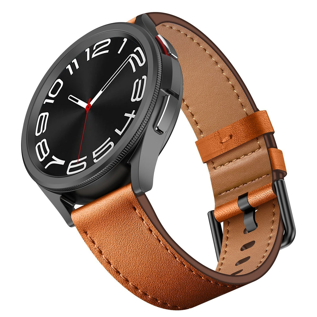 Ægte læderrem til Samsung Galaxy Watch 4/5/6/7 - 20 mm