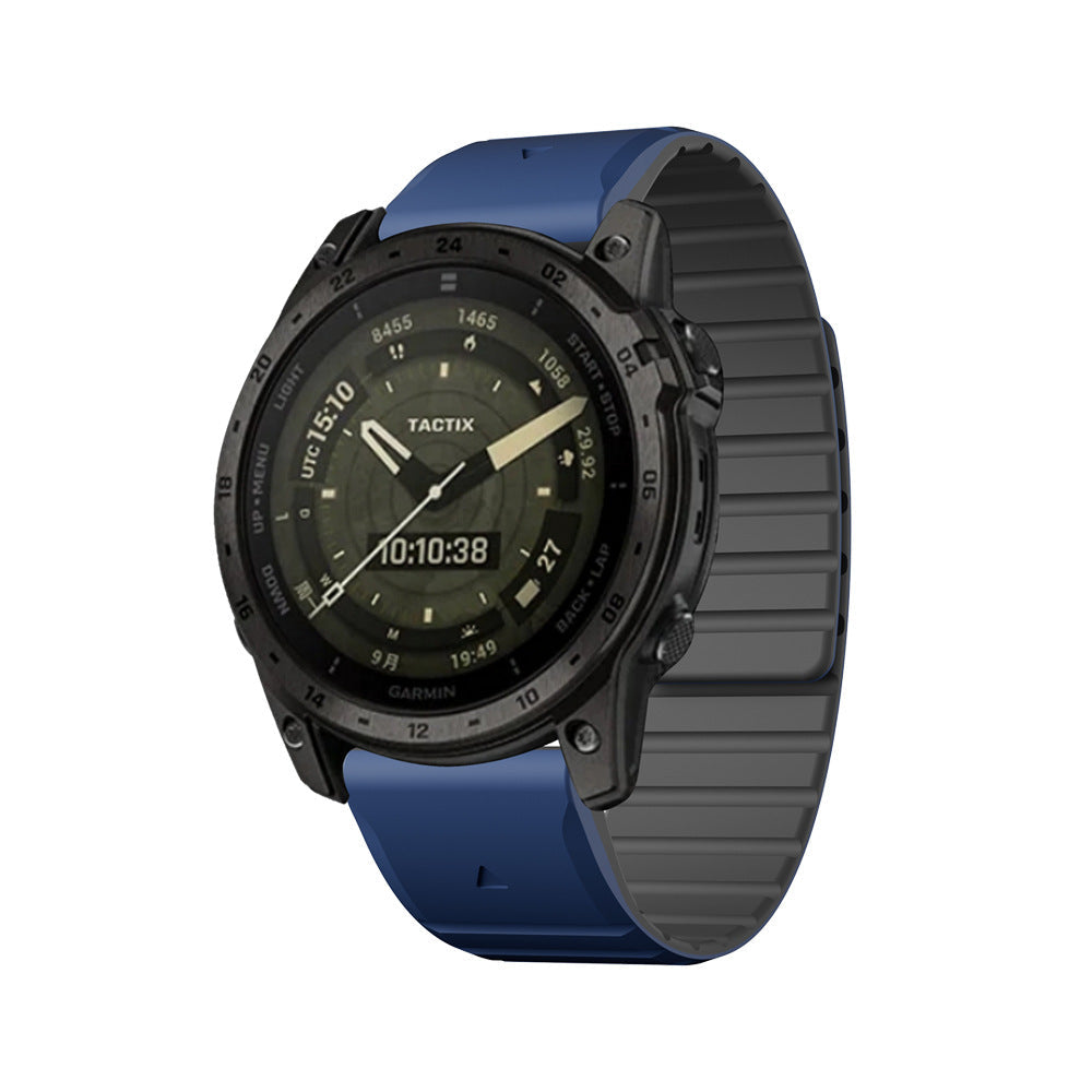 Silikon-Magnetarmband für Garmin-Uhr