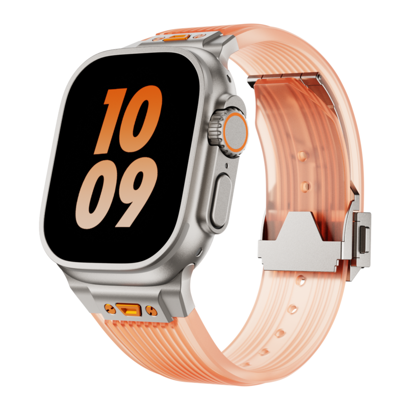 Apple Watch için RM Şeffaf Silikon Kordon