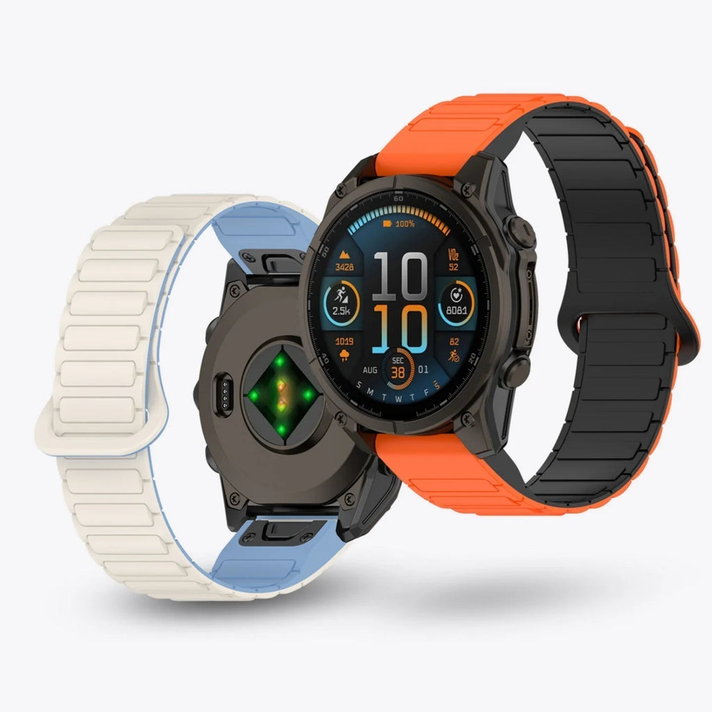Garmin QuickFit Magnetic Loop Strap Waterproof Silicone Watch Band