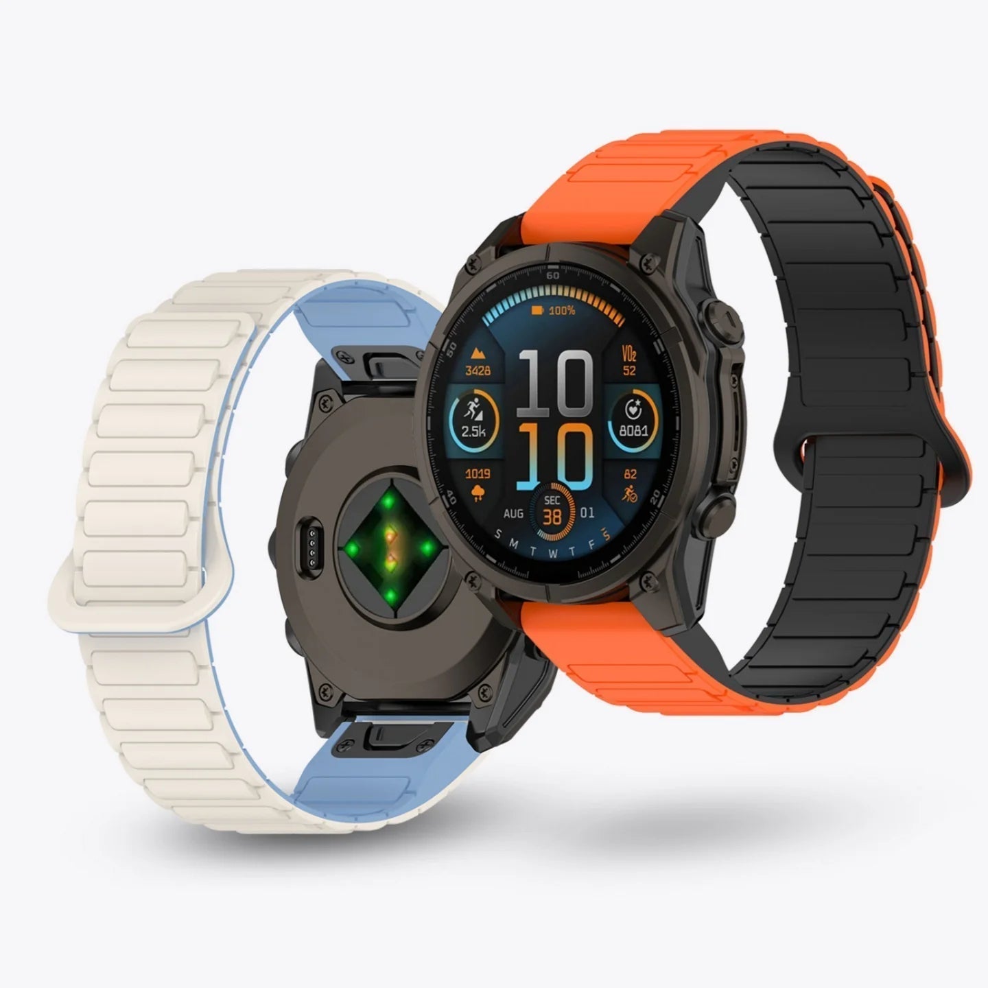 Garmin QuickFit Magnetic Loop Strap Waterproof Silicone Watch Band