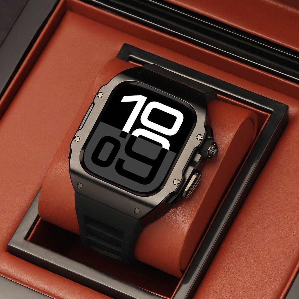 Elektropletteret integreret modificeret fluorelastomerrem til Apple Watch
