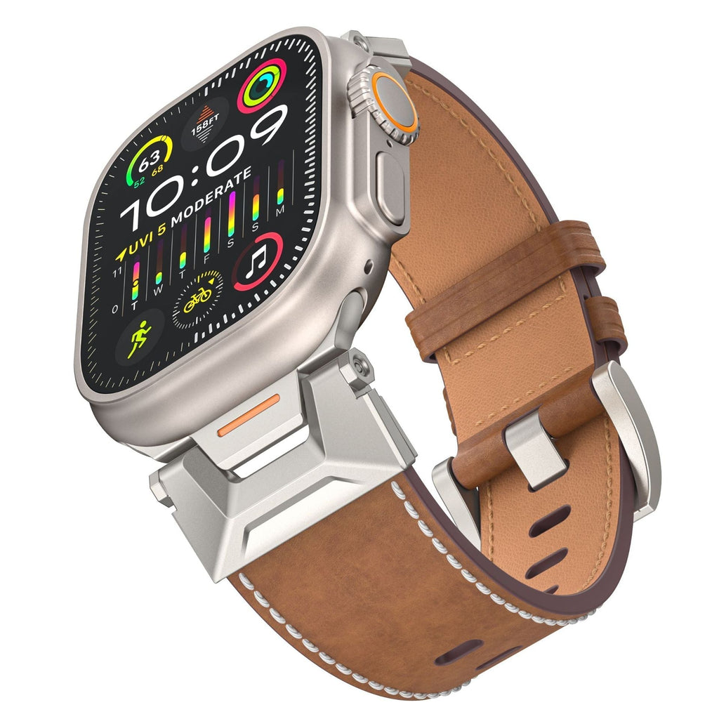 Ny Explorer-læderrem til Apple Watch