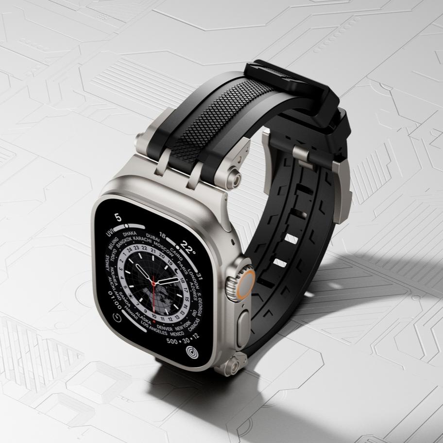 Apple Watch Ultra ve Serisi için Mobil Kıyafet Spor Kayışı