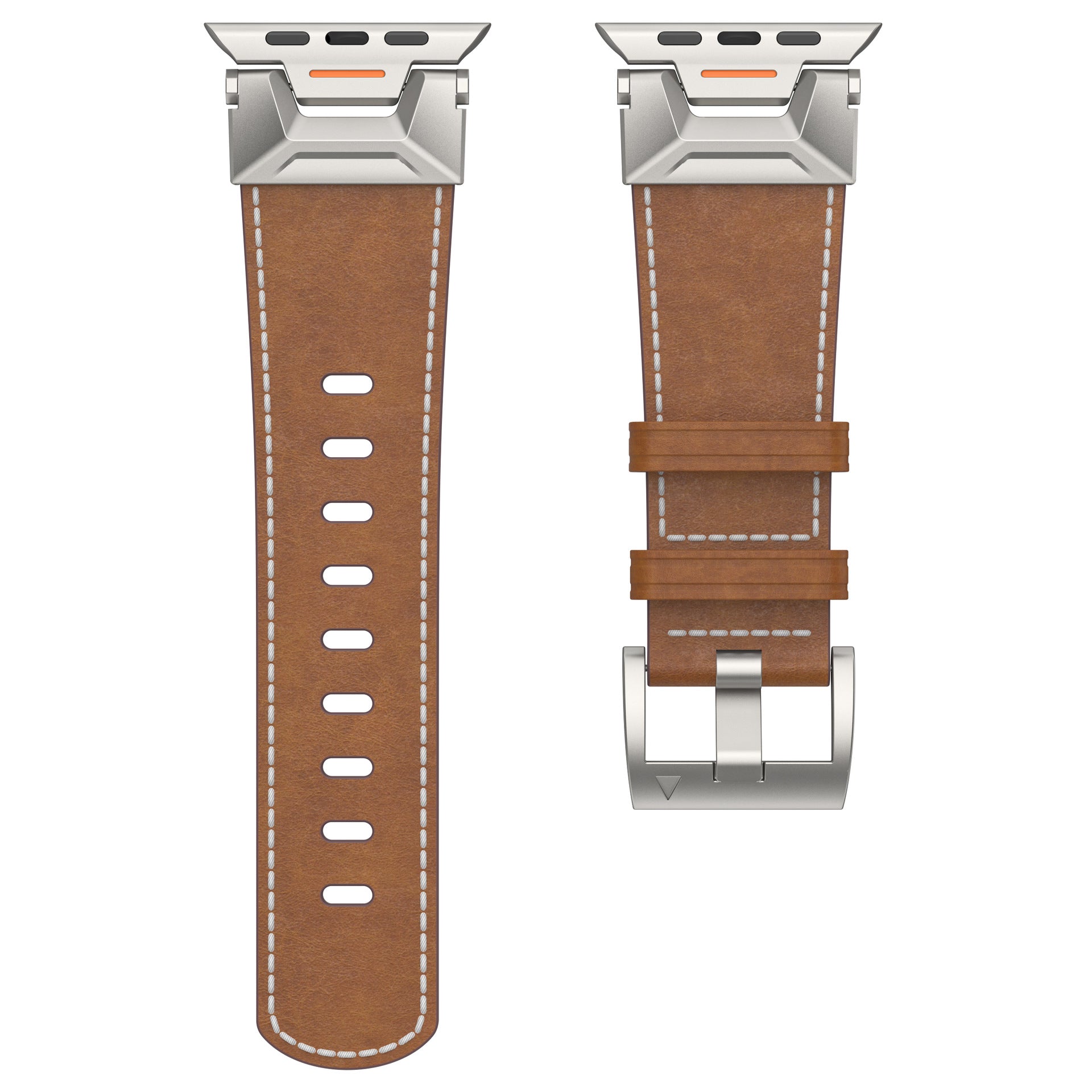 Ny Explorer-læderrem til Apple Watch