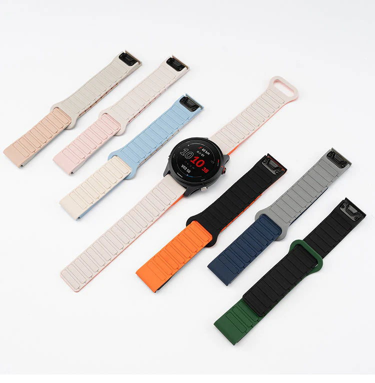 Garmin QuickFit Magnetic Loop Strap Waterproof Silicone Watch Band