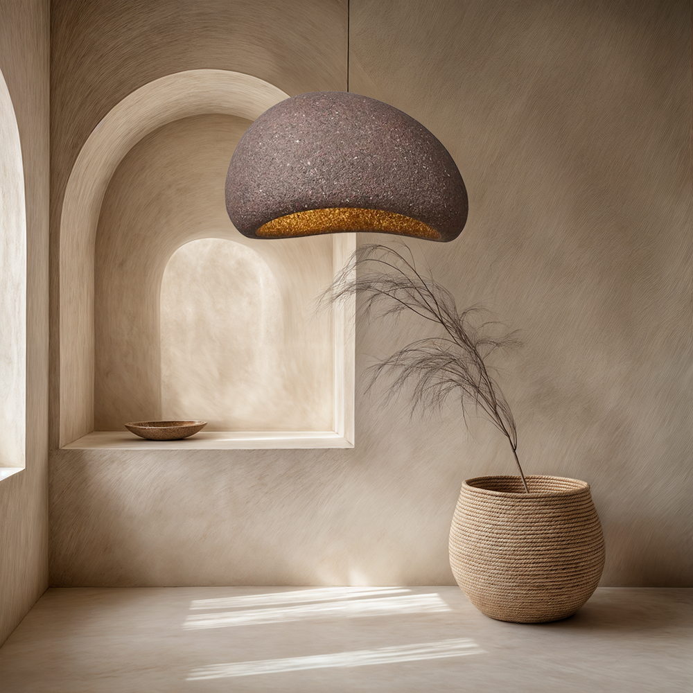 LumaRook Wasabi flekket bordlampe for koselig, varm glød