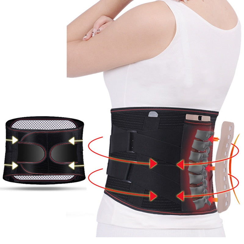 NovaLumbar Back Pain Relief Support Brace For Lower Back