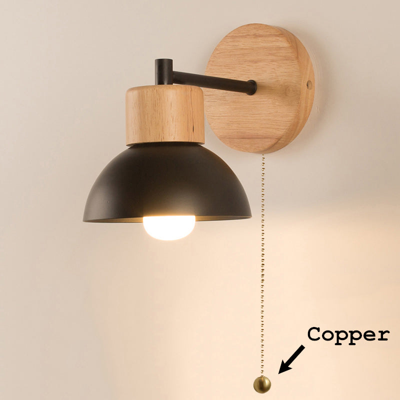 Liora Northwind Fugleformet silhuett Nordisk tre vegglampe med justerbar LED-arm