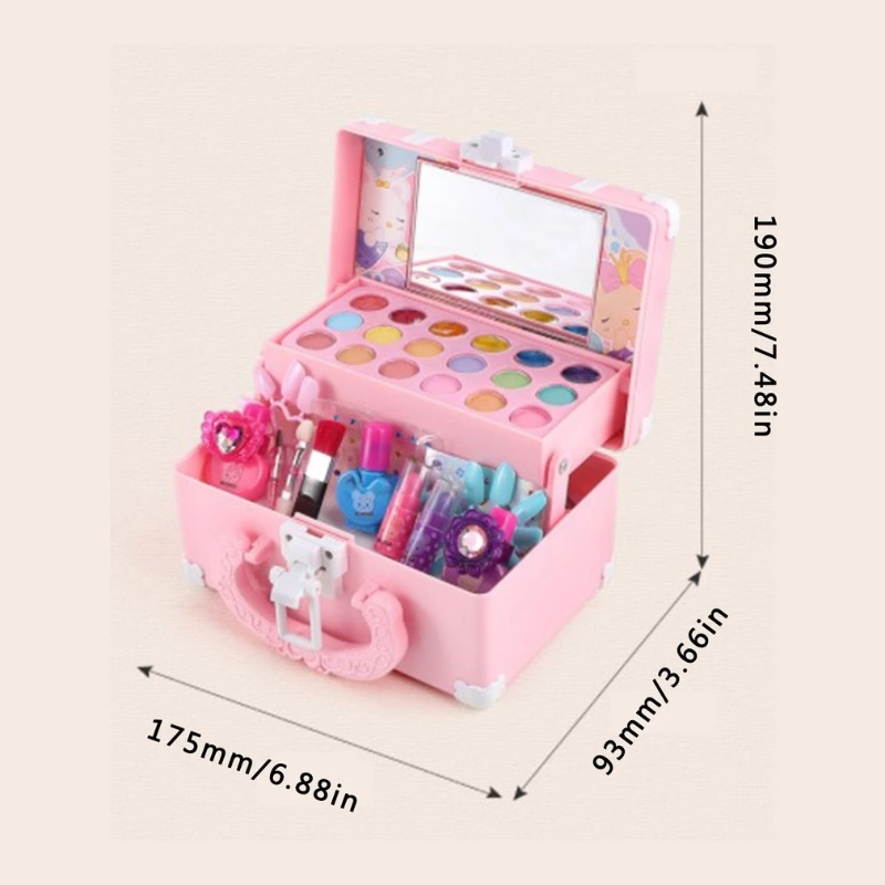 PrincessBox™ - Dětská kosmetická sada na líčení